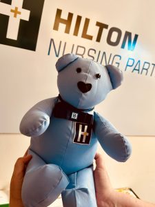 Maxine Jones Transforms HNP Uniform into 'Hilton Hug Bear